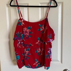 Old Navy Multicolored red strappy tank top
